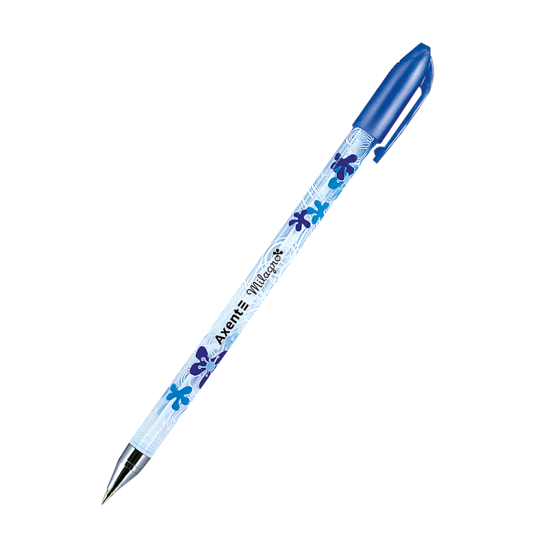 Ручка кулькова AXENT (AB1011-02-A) Milagro, чорнила сині